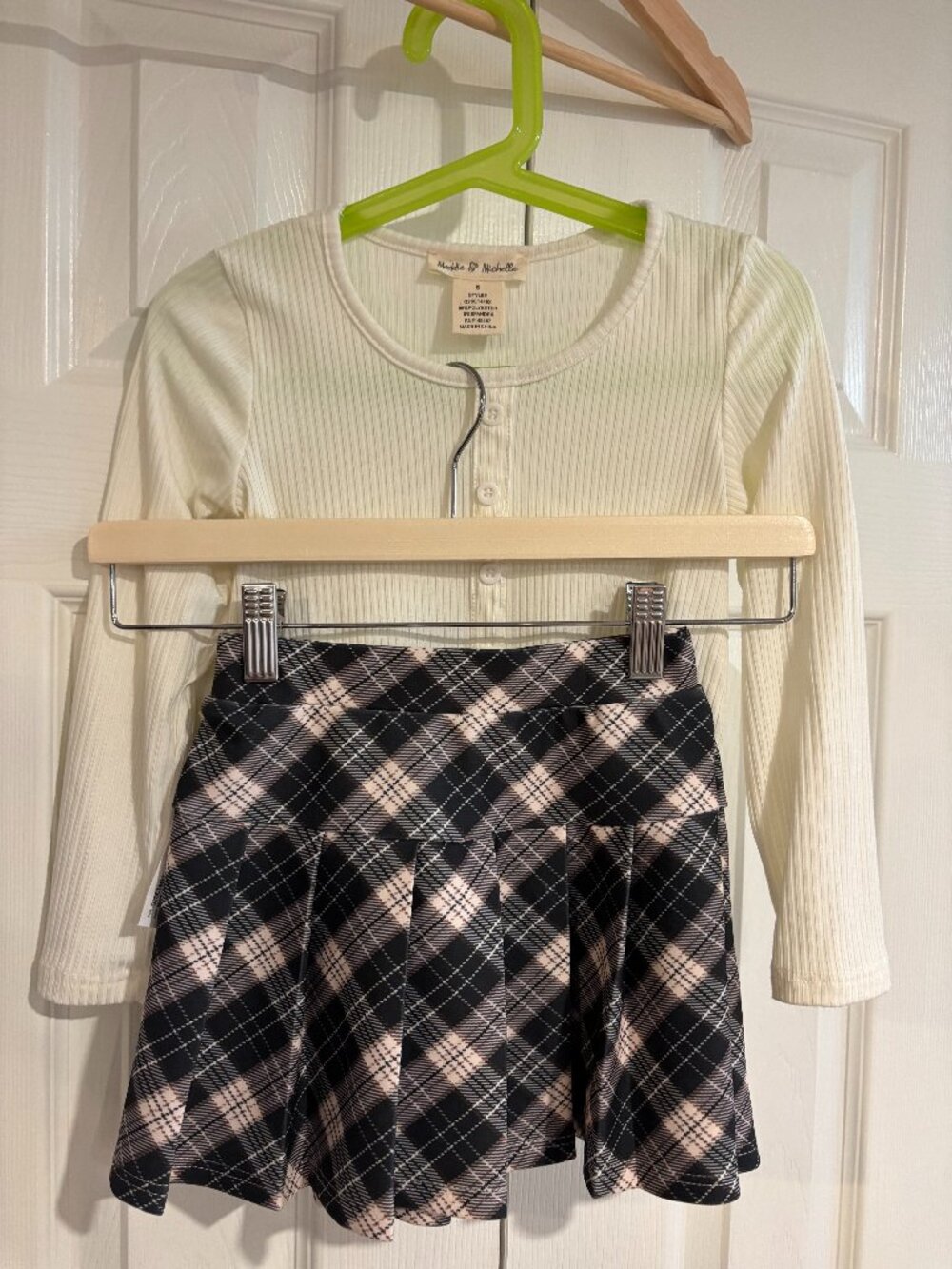 Maddie & Michelle Top & Skirt Outfit Girl's 5 NWT